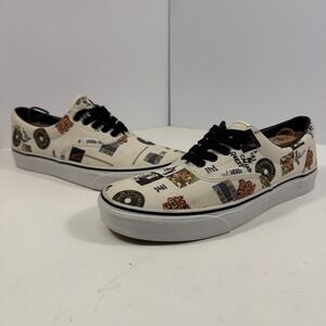 Vans A Tribe Called Quest Graphic Canvas Low Top Sneakers Men 10 Women 11.5